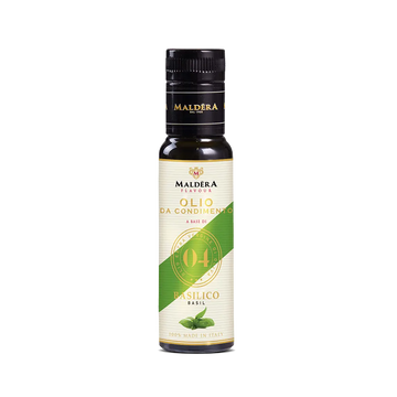Olio da condimento aromatizzato al basilico